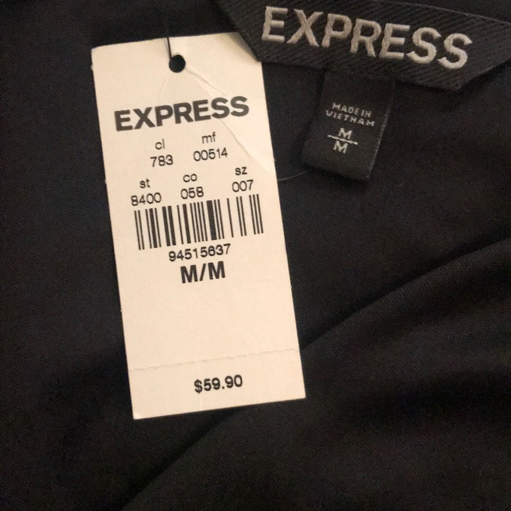 ⭐️SOLD⭐️New Express Black Romper Size M - Picture 5 of 6